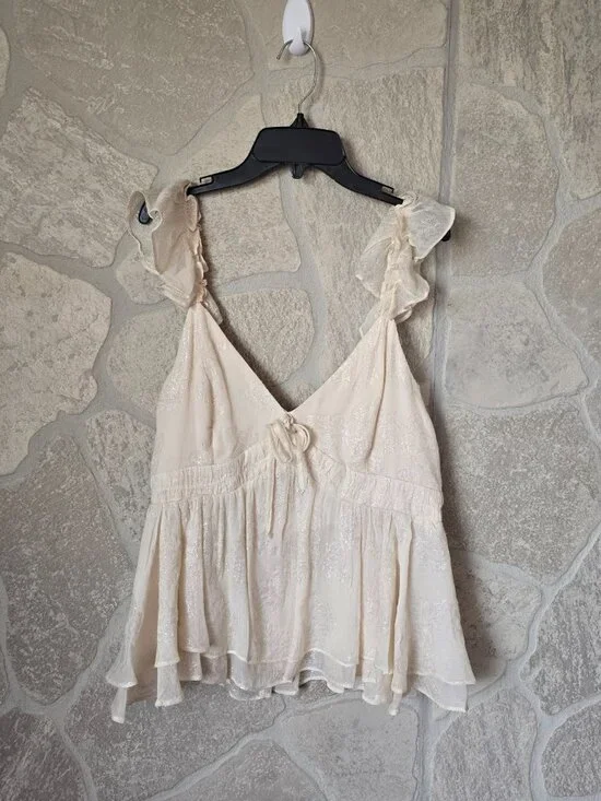 Parker Arlet Ruffle Babydoll Camisole - Picture 2 of 11